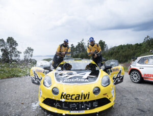 Jorge Cagiao y Javi Martínez Alpine Recalvi Rally Team
