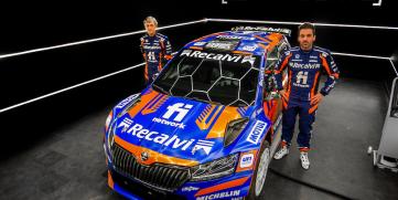 Recalvi Team y “Cohete” Suárez presentan el nuevo ŠKODA con el que busca revalidar el título de Supercampeón de España de Rallyes