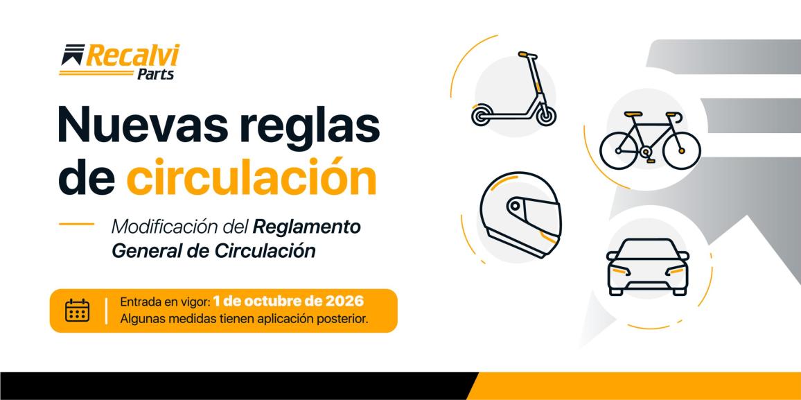 Nuevas reglas de circulación: principales cambios desde el 1 de octubre de 2026