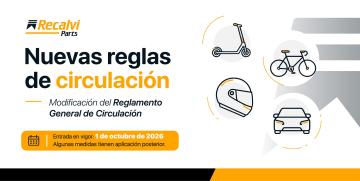 Nuevas reglas de circulación: principales cambios desde el 1 de octubre de 2026