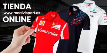 Recalvi lanza su tienda online de merchandising de las principales marcas de competición del motor