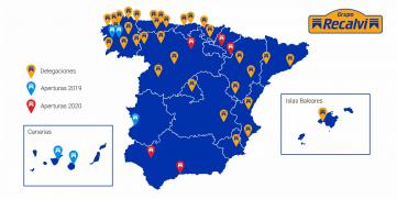 Las nuevas aperturas de Recalvi consolidan la presencia del Grupo en todas las zonas de España